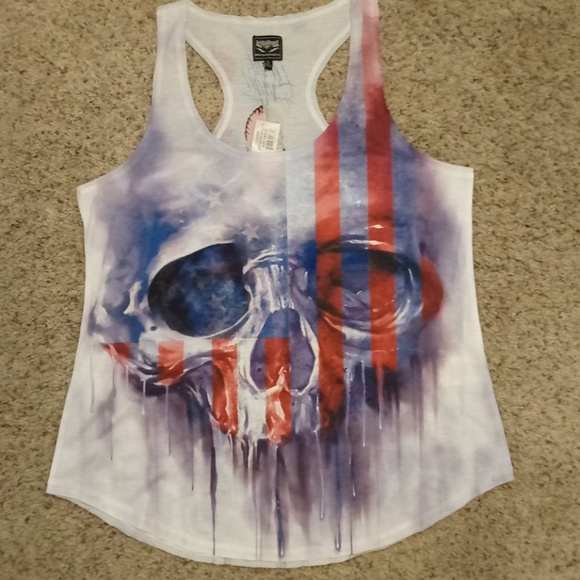 💢SOLD💢🆕 Lethal Angel Skull Tank - Picture 2 of 5
